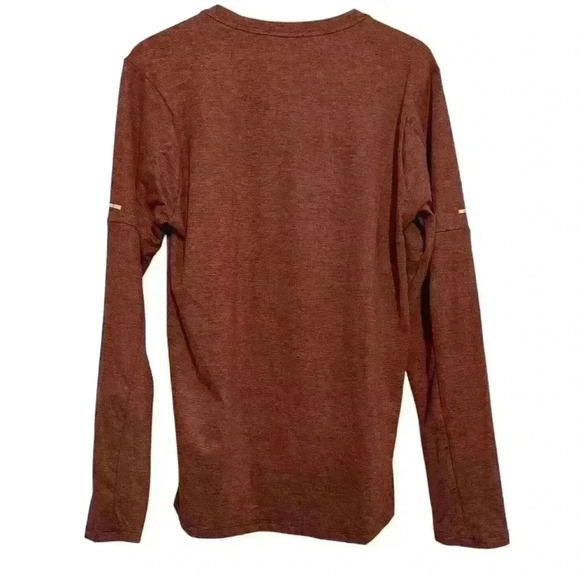 Nike Element Running Crew Long Sleeve Dri-Fit Men’s Burgandy Top Size Small NWT - Picture 2 of 13